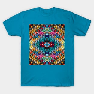 Crochet Diamond Pattern T-Shirt